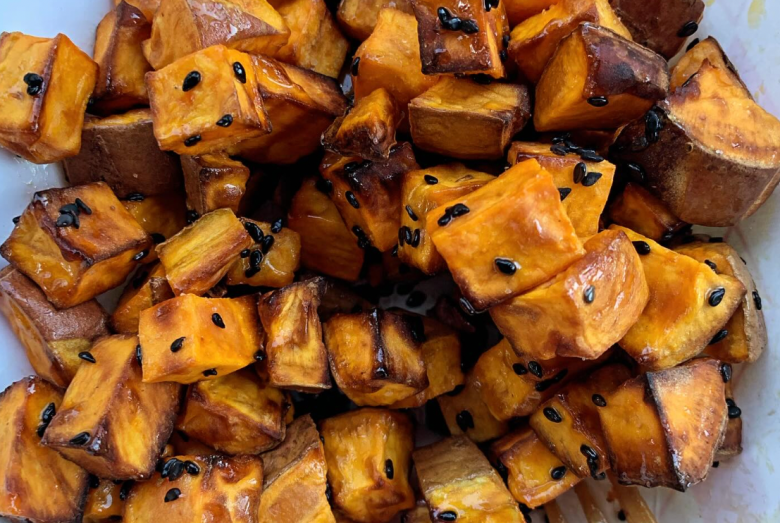 Honey + Sesame Sweet Potatoes from Community Farmers Markets (Photo via CFM Instagram).