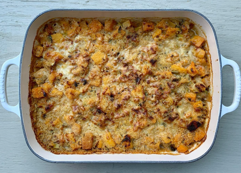 Butternut Squash Gratin from Community Farmers Markets (Photo via CFM Instagram).