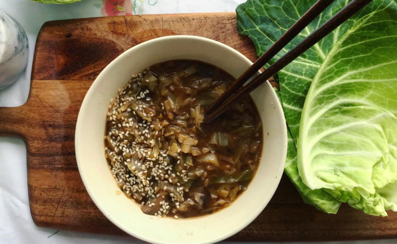 Miso Mushroom Soup from Community Farmers Markets (Photo via CFM Instagram).
