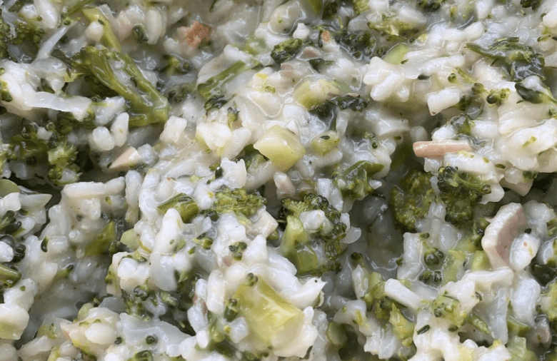 Broccolini Risotto from Community Farmers Markets (Photo via CFM Instagram).