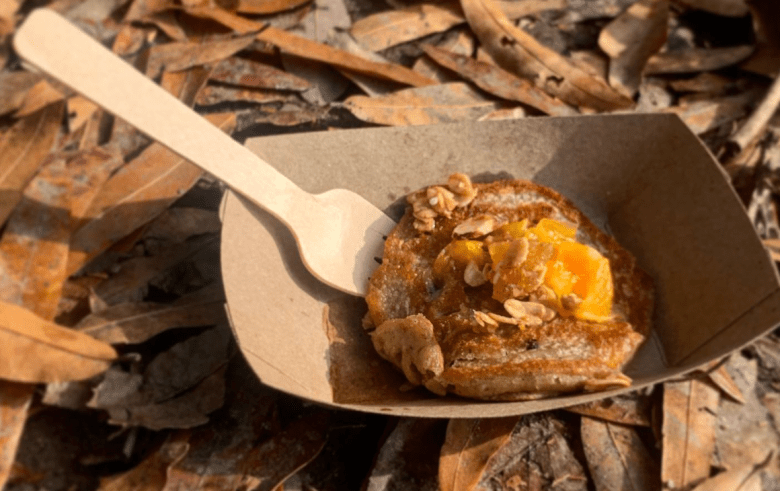 Harvest Pancake with Satsuma Compote from Community Farmers Markets (Photo via CFM Instagram).