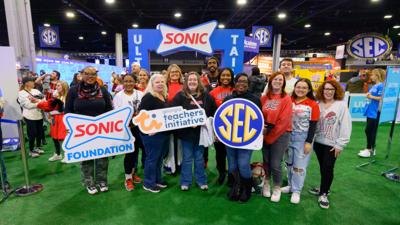 Atlanta educators celebrated at Sonic’s SEC Championship Tailgate last year